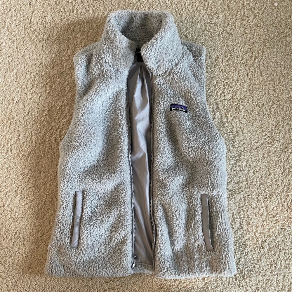 Patagonia Grey Zip-Up Vest